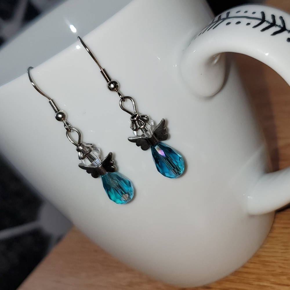 Angel earrings